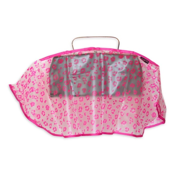 Luv Betsey Handbag Raincoat Pink Leopard Print - Picture 4 of 4